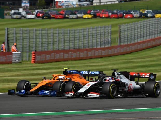 Lando Norris, Romain Grosjean Lando Norris, Romain Grosjean