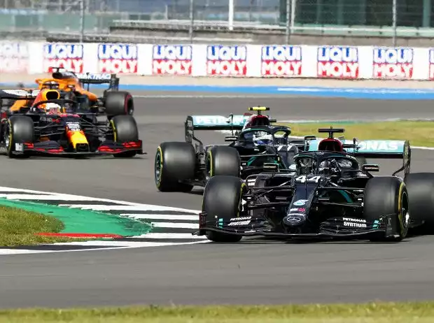 Lewis Hamilton, Valtteri Bottas, Max Verstappen Titel-Bild zur News: Lewis Hamilton, Valtteri Bottas, Max Verstappen
