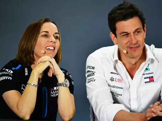 Toto Wolff, Claire Williams Titel-Bild zur News: Toto Wolff, Claire Williams