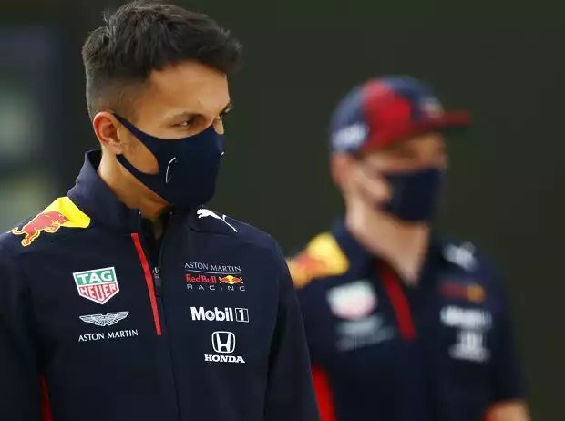 Alexander Albon, Max Verstappen Titel-Bild zur News: Alexander Albon, Max Verstappen