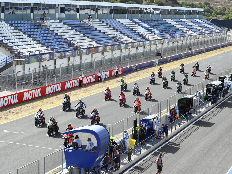 WSBK Start Jerez