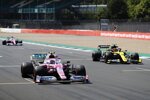 Lance Stroll (Racing Point), Esteban Ocon (Renault) und Nico Hülkenberg (Racing Point) 