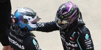 Bild zum Inhalt: F1 Silverstone 2020: Bottas knackt Hamilton, Sensation durch Hülkenberg!