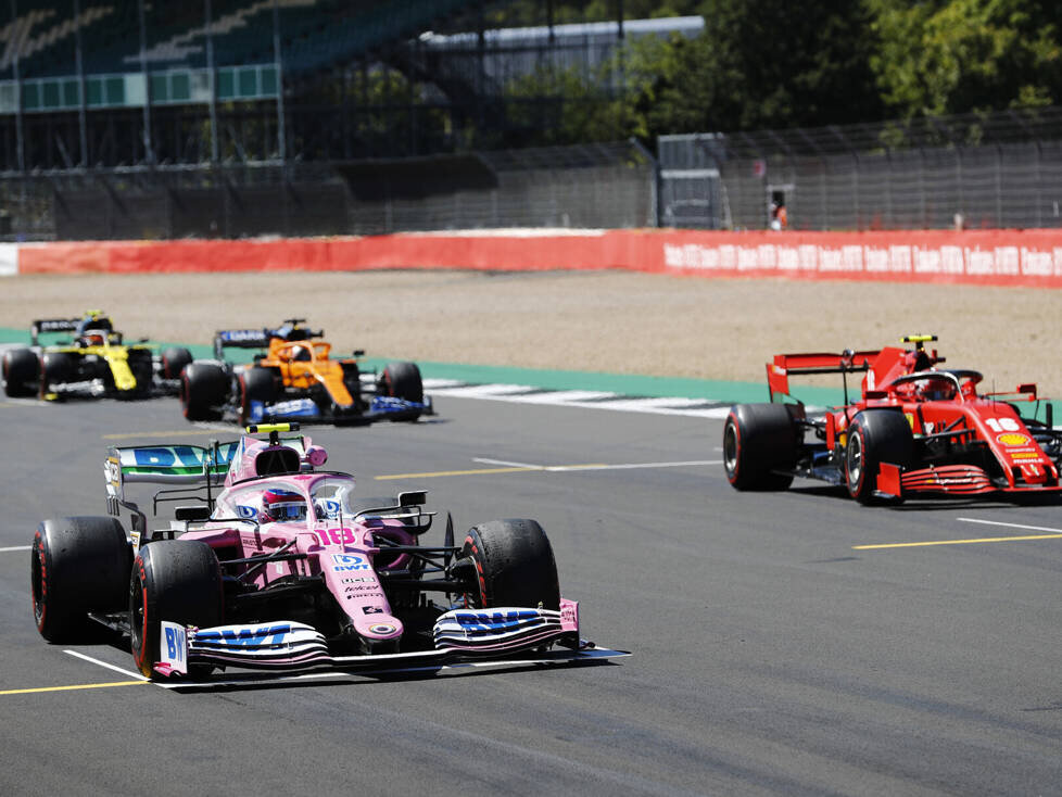 Lance Stroll, Charles Leclerc, Carlos Sainz, Esteban Ocon