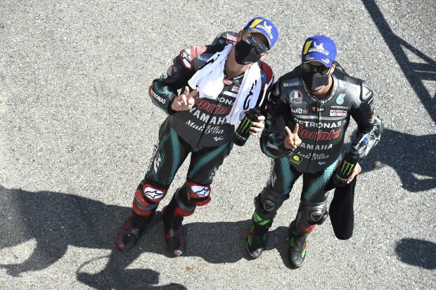 Franco Morbidelli Fabio Quartararo ~Franco Morbidelli (Petronas) und Fabio Quartararo (Petronas) ~ Franco Morbidelli Fabio Quartararo ~Franco Morbidelli (Petronas) und Fabio Quartararo (Petronas) ~