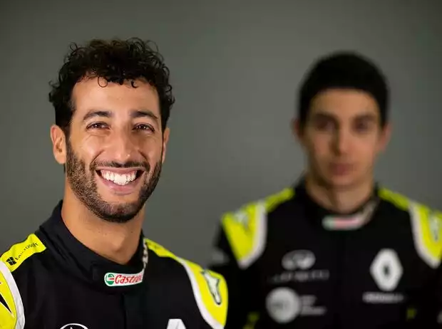 Titel-Bild zur News: Daniel Ricciardo, Esteban Ocon