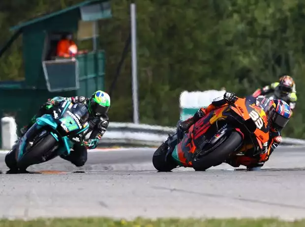 Brad Binder, Franco Morbidelli Titel-Bild zur News: Brad Binder, Franco Morbidelli