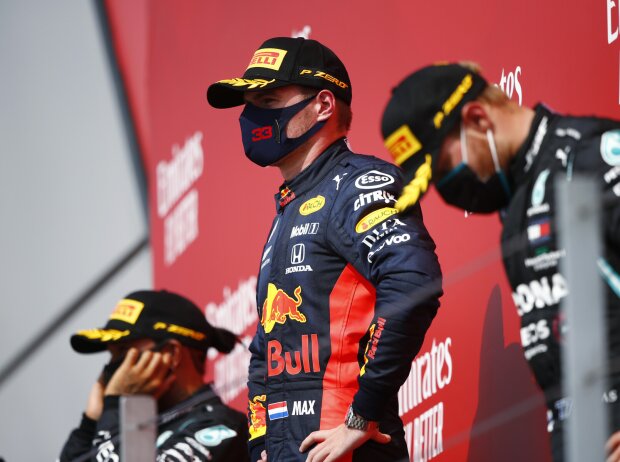 Max Verstappen, Lewis Hamilton, Valtteri Bottas Max Verstappen, Lewis Hamilton, Valtteri Bottas