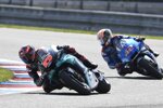 Fabio Quartararo vor Alex Rins 