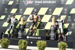 Franco Morbidelli (Petronas), Brad Binder (KTM) und Johann Zarco (Avintia) 