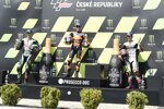 Franco Morbidelli (Petronas), Brad Binder (KTM) und Johann Zarco (Avintia) 