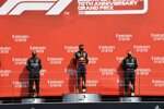 Lewis Hamilton (Mercedes), Max Verstappen (Red Bull) und Valtteri Bottas (Mercedes) 