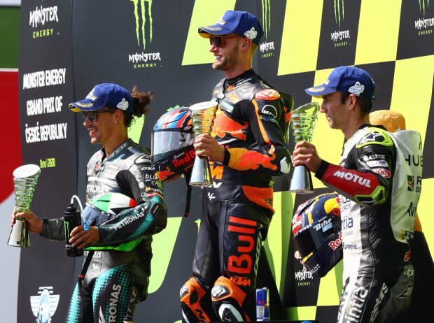 Brad Binder, Franco Morbidelli, Johann Zarco Brad Binder, Franco Morbidelli, Johann Zarco