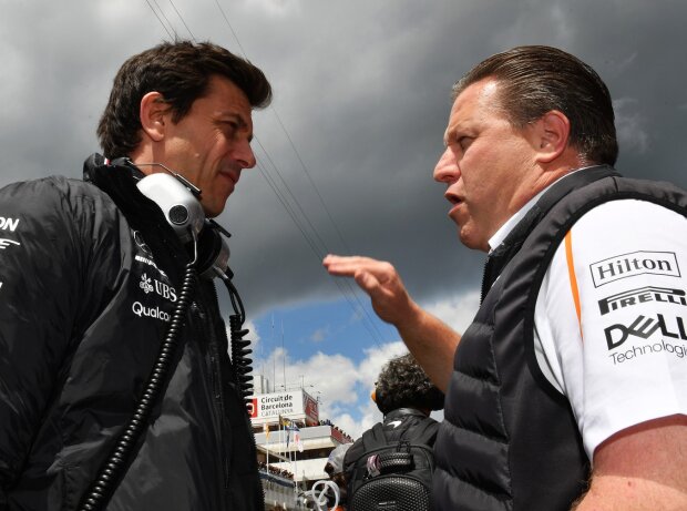 Toto Wolff, Zak Brown