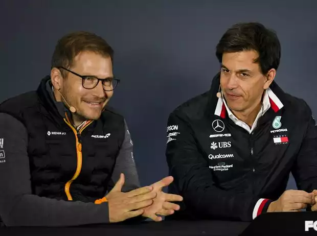 Andreas Seidl, Toto Wolff, Christian Horner Titel-Bild zur News: Andreas Seidl, Toto Wolff, Christian Horner