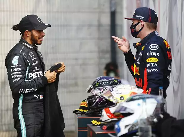 Lewis Hamilton, Max Verstappen Titel-Bild zur News: Lewis Hamilton, Max Verstappen