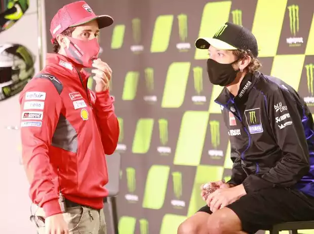 Andrea Dovizioso, Valentino Rossi Titel-Bild zur News: Andrea Dovizioso, Valentino Rossi