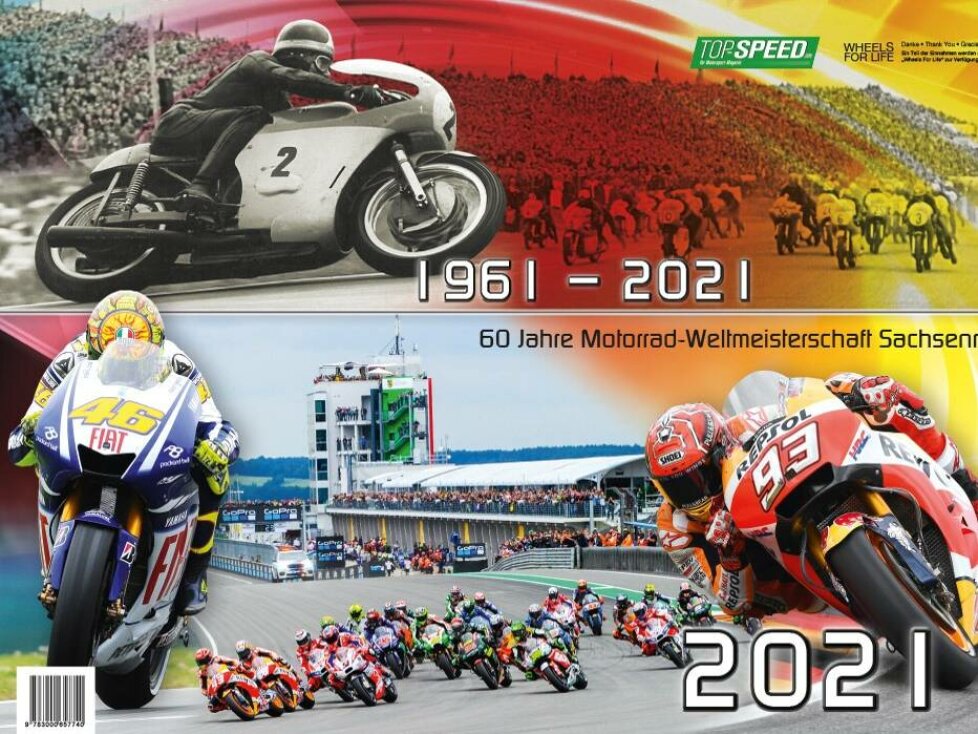 Kalender 2021 "60 Jahre Motorrad-WM Sachsenring""