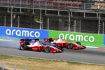 Robert Schwarzman (Prema), Callum Ilott (Virtuosi) und Mick Schumacher (Prema) 