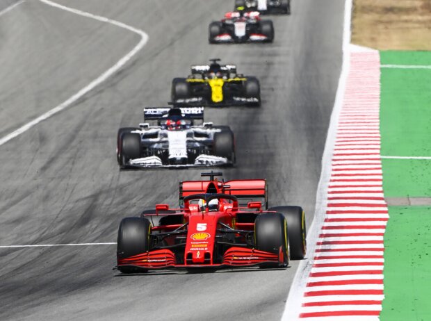 Titel-Bild zur News: Sebastian Vettel, Daniil Kwjat, Daniel Ricciardo, Kevin Magnussen