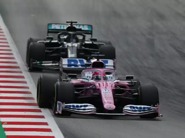 Sergio Perez, Lewis Hamilton Titel-Bild zur News: Sergio Perez, Lewis Hamilton