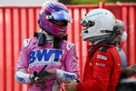 Lance Stroll (Racing Point) und Sebastian Vettel (Ferrari) 
