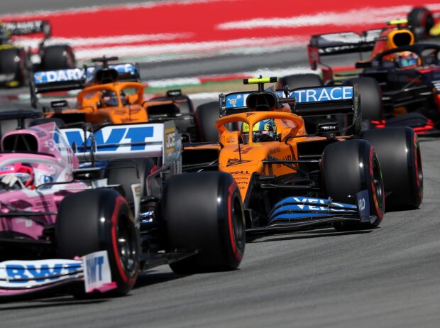 Sergio Perez, Lando Norris, Alexander Albon, Carlos Sainz