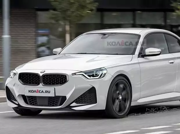 2022 BMW 2 Series Coupe rendering front Titel-Bild zur News: 2022 BMW 2 Series Coupe rendering front
