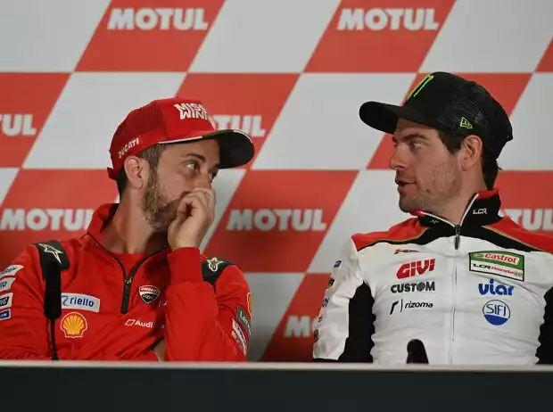 Titel-Bild zur News: Andrea Dovizioso, Cal Crutchlow