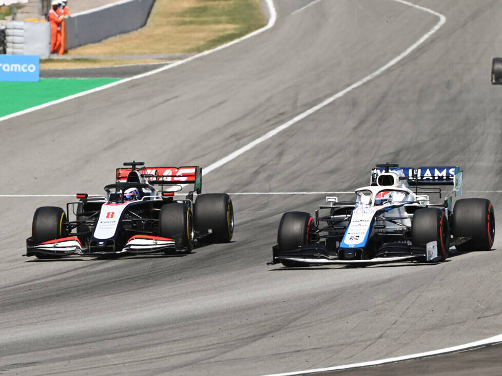 Romain Grosjean, George Russell, Antonio Giovinazzi