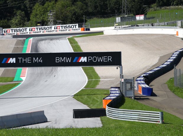 Kurve 3 am Red-Bull-Ring in Spielberg Kurve 3 am Red-Bull-Ring in Spielberg