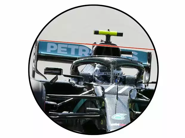 Valtteri Bottas, flexibler Heckflügel am Mercedes F1 W11 EQ Performance Titel-Bild zur News: Valtteri Bottas, flexibler Heckflügel am Mercedes F1 W11 EQ Performance