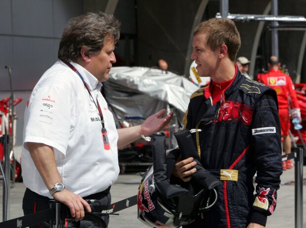 Titel-Bild zur News: Norbert Haug, Sebastian Vettel