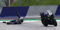 Bild zum Inhalt: Bremsversagen! Vinales springt bei mehr als 200 km/h von seiner Yamaha