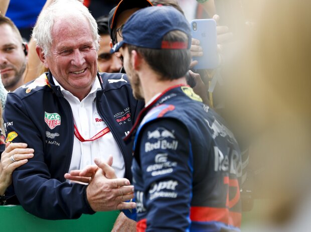 Helmut Marko, Pierre Gasly Helmut Marko, Pierre Gasly