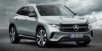 Bild zum Inhalt: Mercedes EQA (2020) als Rendering: So könnte das Elektro-SUV aussehen
