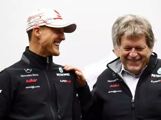 Michael Schumacher, Norbert Haug Titel-Bild zur News: Michael Schumacher, Norbert Haug