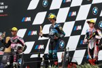 Tony Arbolino (Snipers), Celestino Vietti (VR46) und Ai Ogura (Honda Asia) 