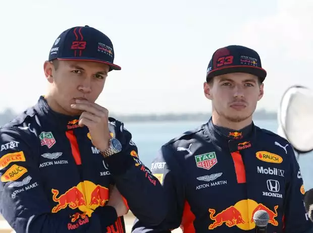 Alexander Albon, Max Verstappen Titel-Bild zur News: Alexander Albon, Max Verstappen