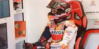 Bild zum Inhalt: Marquez verteidigt Comeback-Versuch: "Sie haben gesagt, Platte wird halten"