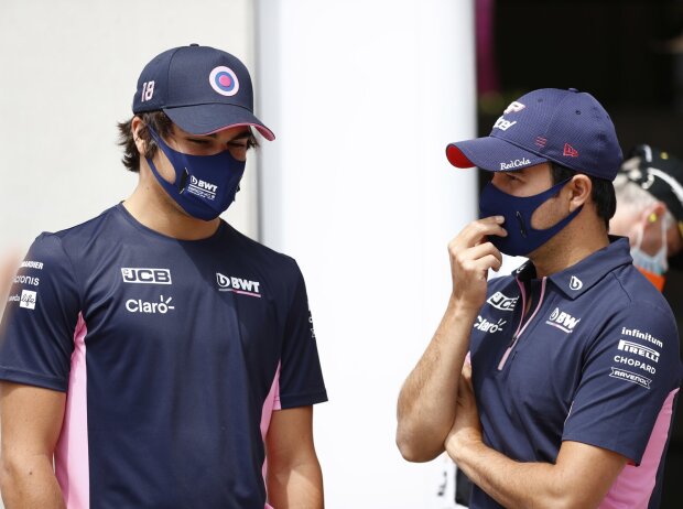 Lance Stroll, Sergio Perez Lance Stroll, Sergio Perez