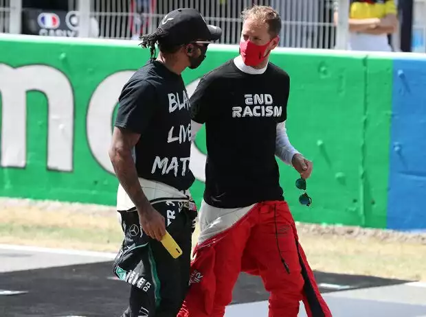 Lewis Hamilton, Sebastian Vettel Titel-Bild zur News: Lewis Hamilton, Sebastian Vettel