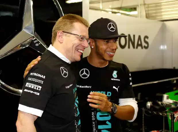 Lewis Hamilton, Andy Cowell Titel-Bild zur News: Lewis Hamilton, Andy Cowell
