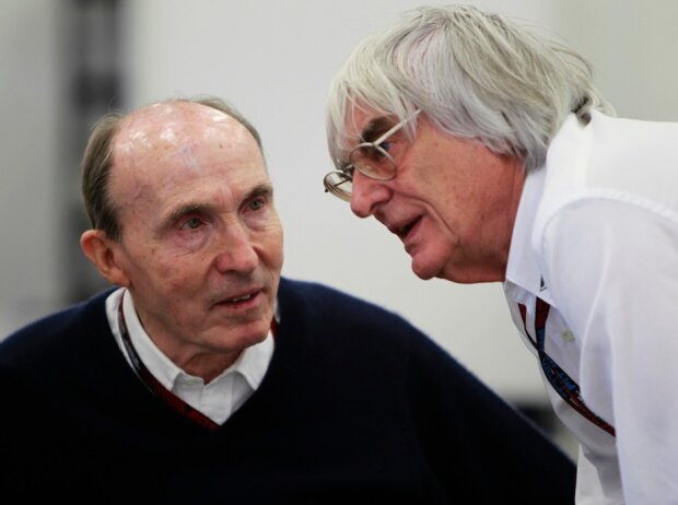 Titel-Bild zur News: Frank Williams, Bernie Ecclestone