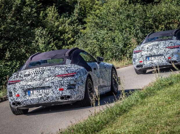 Mercedes-AMG SL auf ersten offiziellen Teaser-Bildern