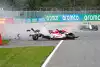 Bild zum Inhalt: Giovinazzi und Russell bei Formel-1-Unfall in Spa unverletzt