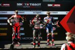 Scott Redding, Jonathan Rea und Michael van der Mark 