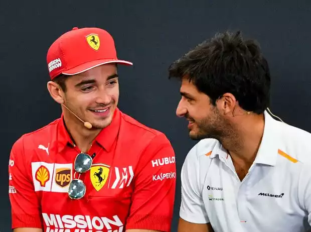 Charles Leclerc, Carlos Sainz Titel-Bild zur News: Charles Leclerc, Carlos Sainz