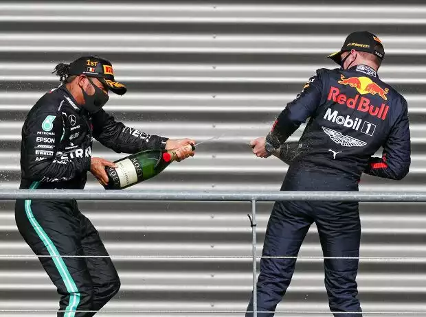Lewis Hamilton, Max Verstappen Titel-Bild zur News: Lewis Hamilton, Max Verstappen