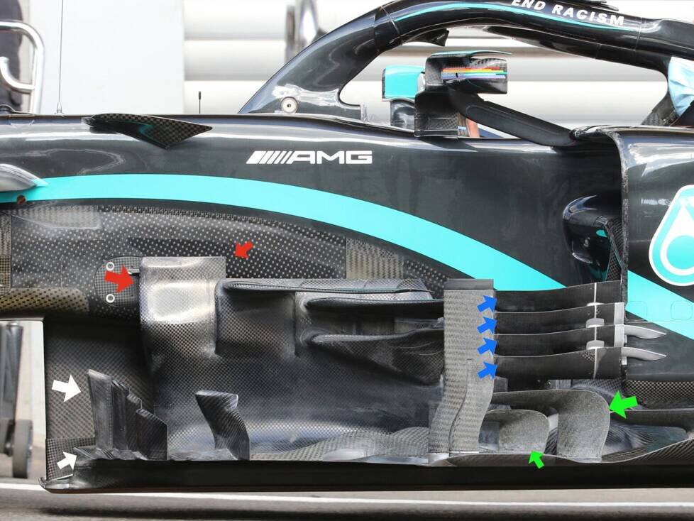 Mercedes W11: Updates in Spa